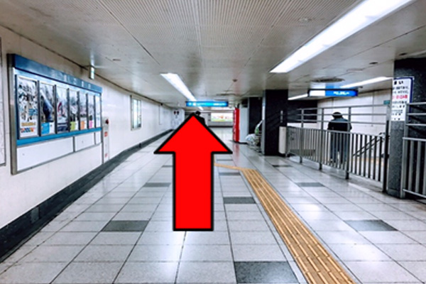 JR神戸駅中央口 メトロ神戸経由地下街ルートからのアクセス