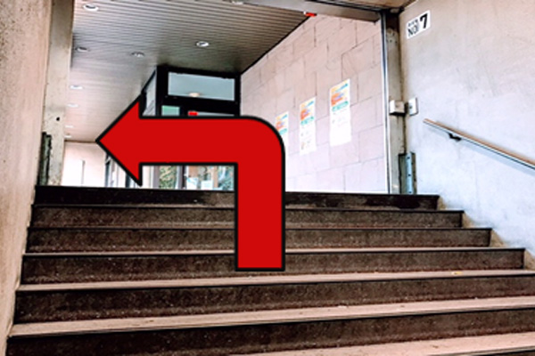 新開地駅（東改札口）7号出入口からのアクセス